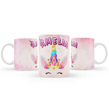 Unicorn design on sublimation mug