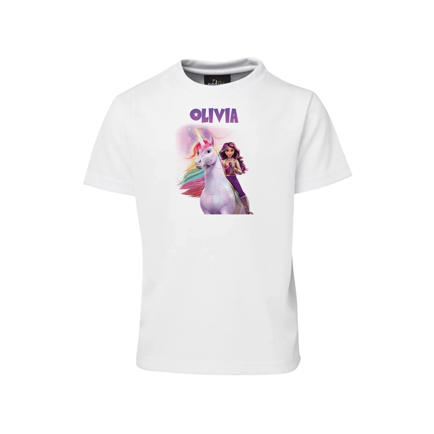 Unicorn Academy Sublimation T-Shirt - Custom sublimation T-shirt featuring Unicorn Academy design