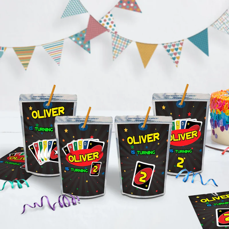 Uno Birthday Decorations, 1st Birthday Party Supplies, Uno Themed, Uno Digital Template, Editable Uno Image SVG PNG