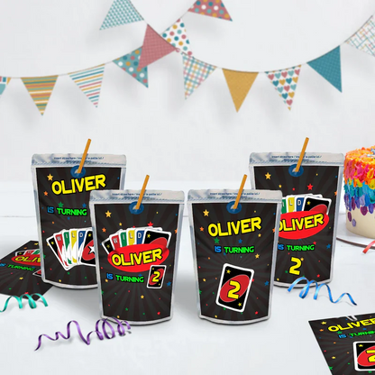 Uno Birthday Decorations, 1st Birthday Party Supplies, Uno Themed, Uno Digital Template, Editable Uno Image SVG PNG