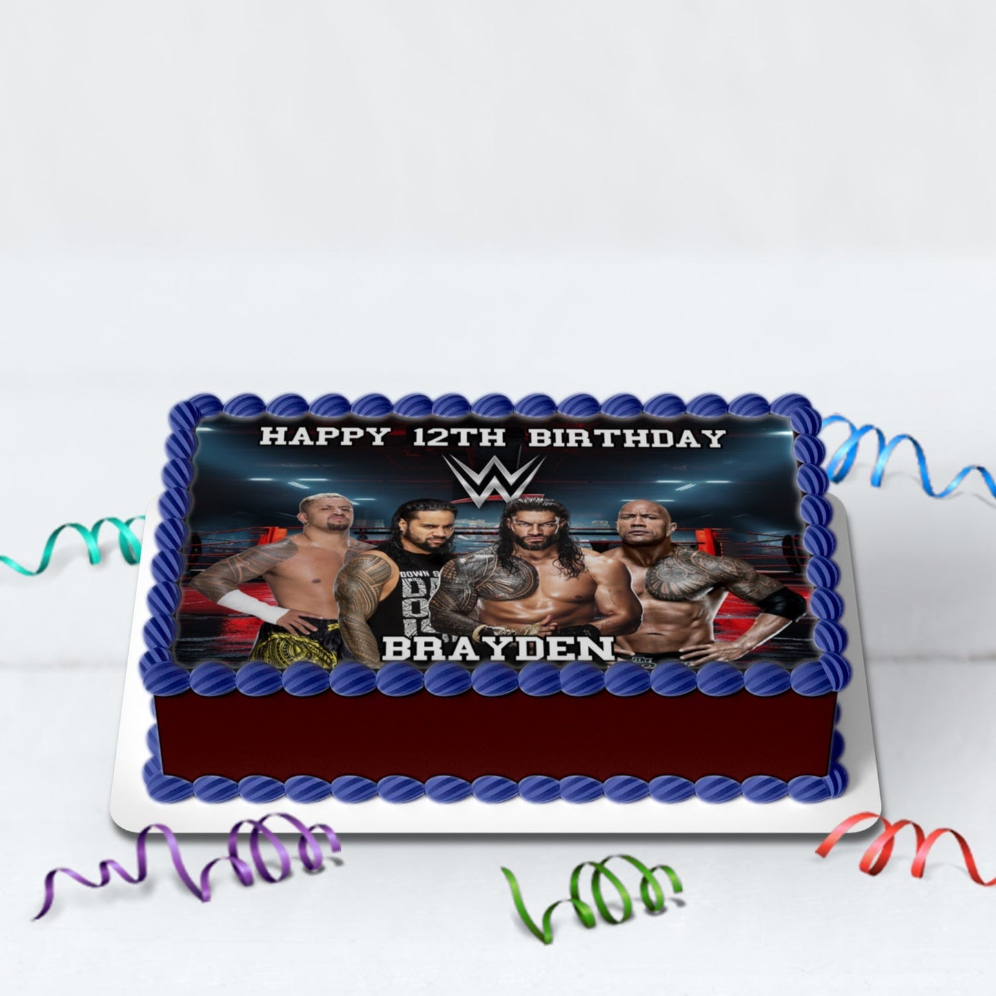 WWE WrestleMania Birthday Decorations, Smackdown Party Supplies, Royal Rumble, The Bloodline, WWE The Bloodline SVG