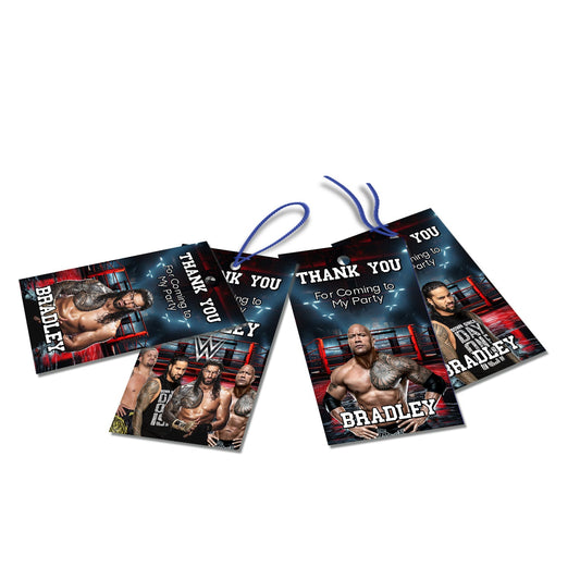 WWE The Bloodline themed thank you tags