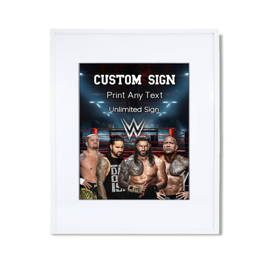 WWE The Bloodline themed custom sign