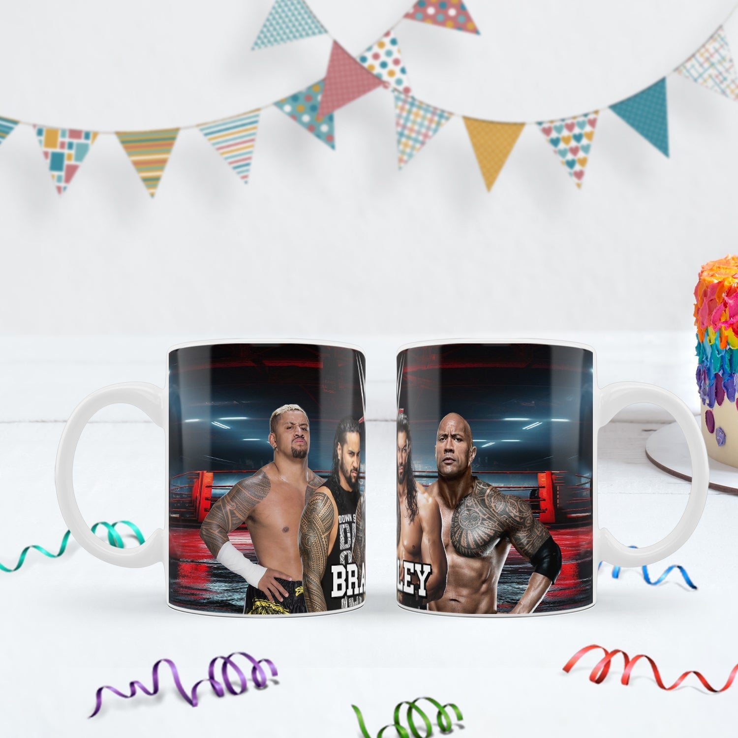 WWE WrestleMania Birthday Decorations, Smackdown Party Supplies, Royal Rumble, The Bloodline, WWE The Bloodline SVG