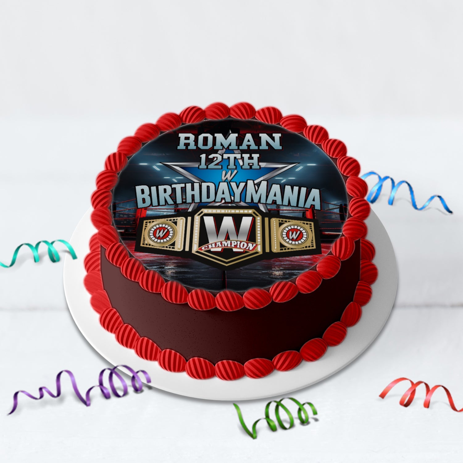 WWE WrestleMania Birthday Decorations, Wrestler Party Supplies, Birthday Mania, Pro Wrestling, Wrestle SVG