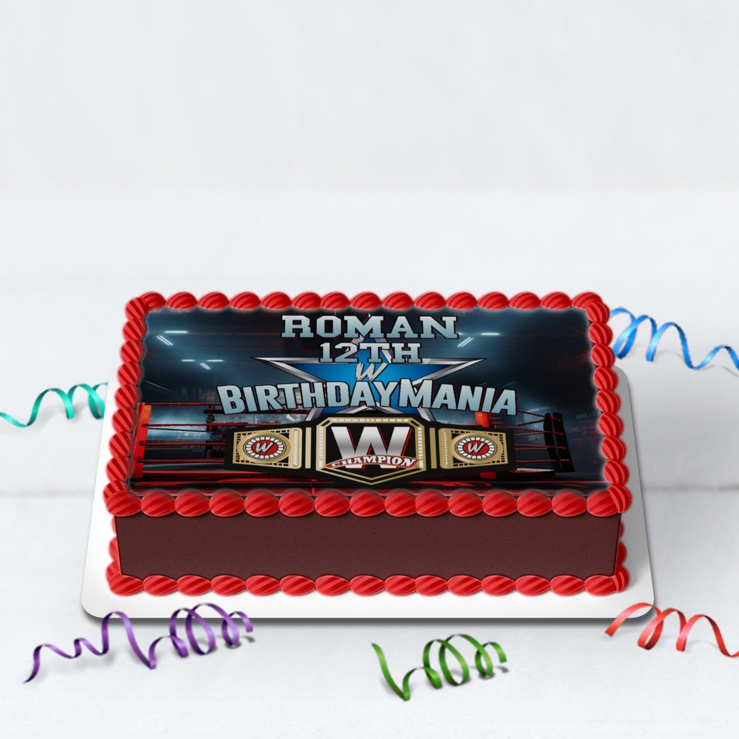 WWE WrestleMania Birthday Decorations, Wrestler Party Supplies, Birthday Mania, Pro Wrestling, Wrestle SVG