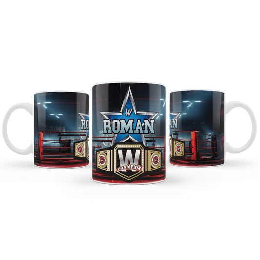 Custom WWE sublimation mug for fans