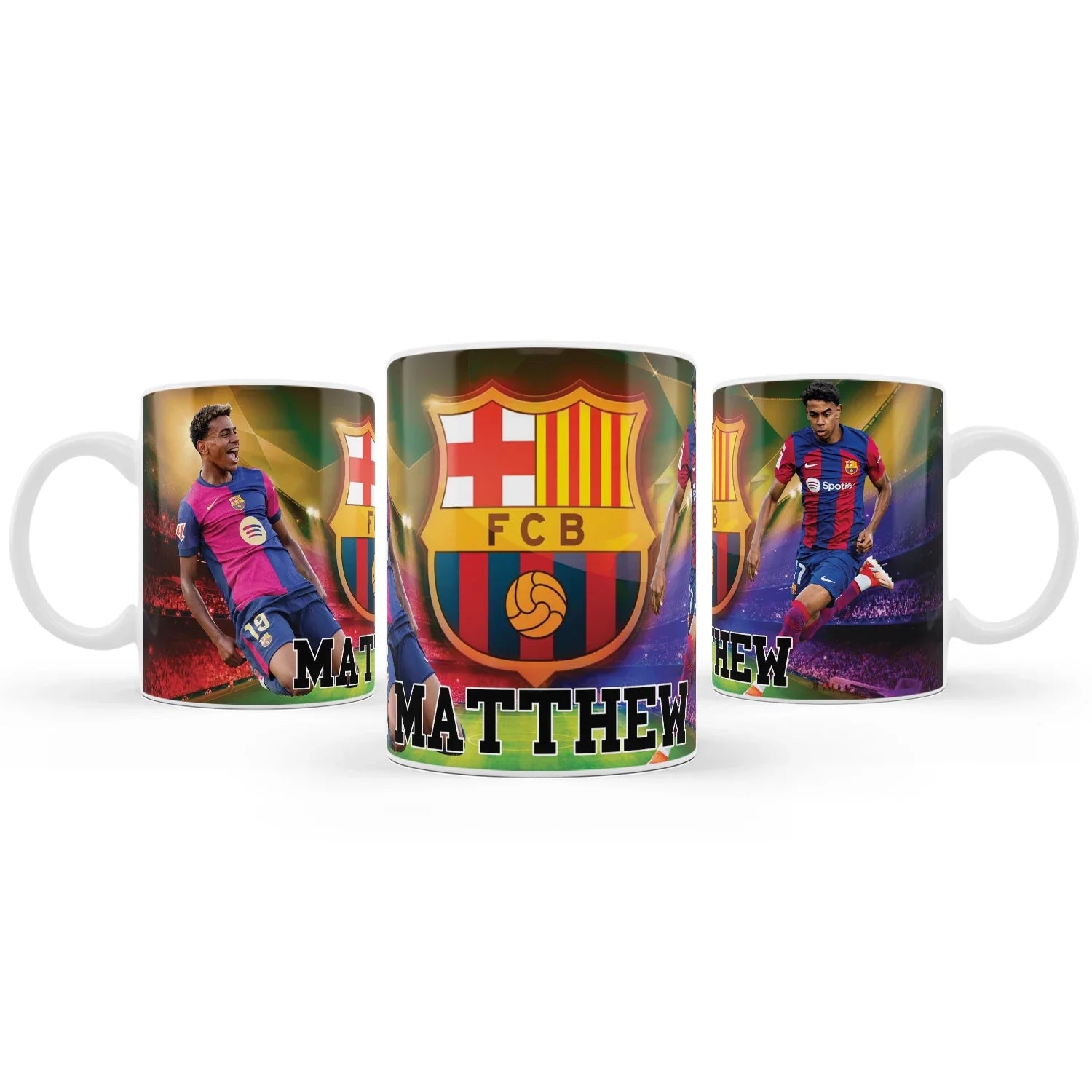 Lamine Yamal Sublimation Mug with customizable designs