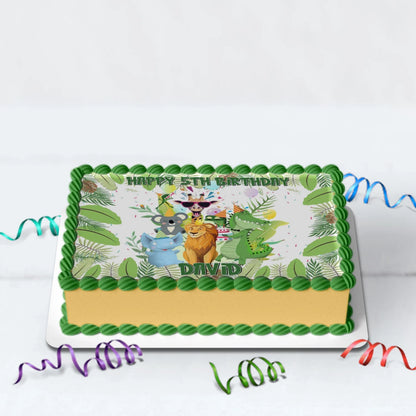 Zoo Party Birthday Decorations, Wild One Birthday Party Supplies, Safary Party Themed, Zoo Birthday Digital Template, Editable Zoo Party Image SVG PNG