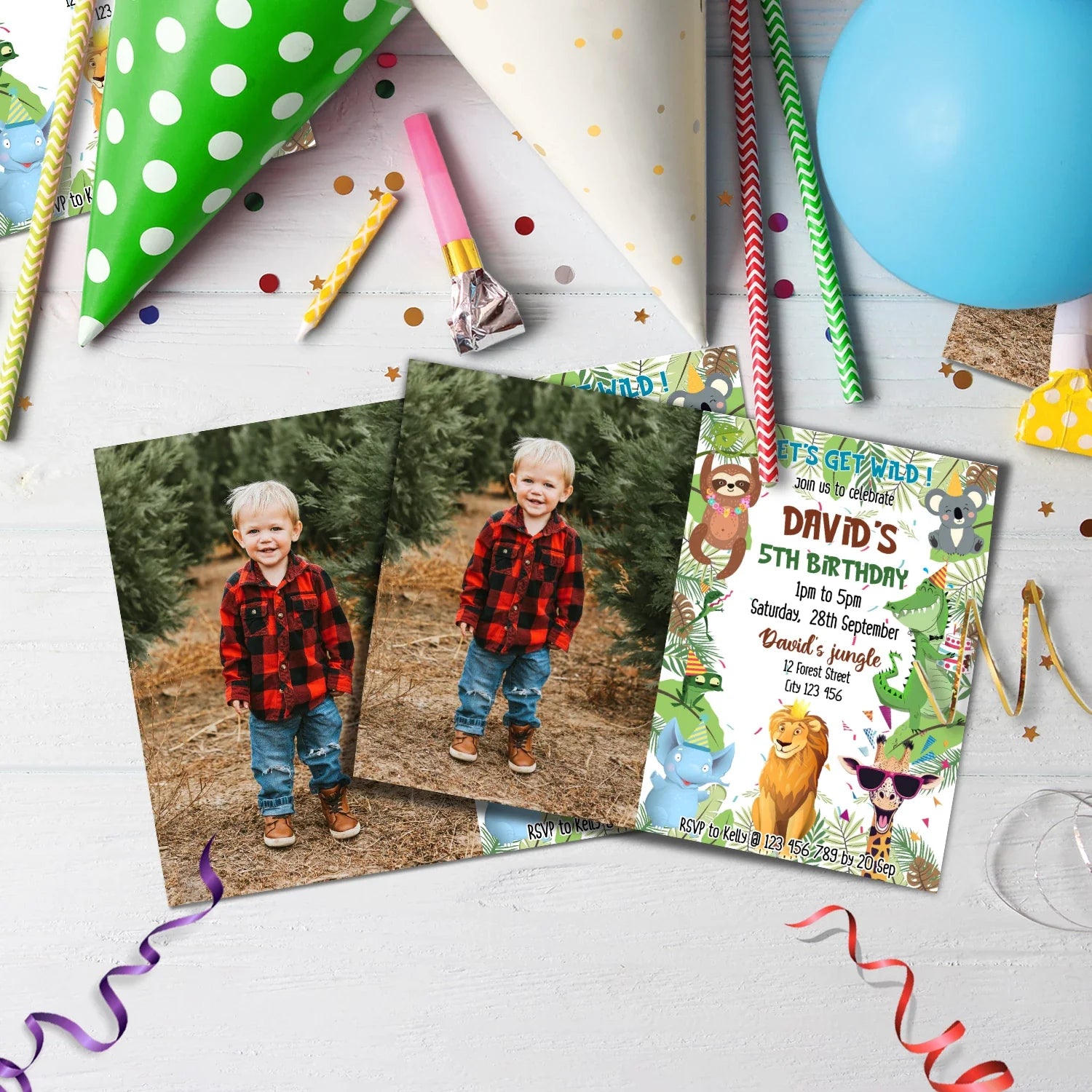 Zoo Party Birthday Decorations, Wild One Birthday Party Supplies, Safary Party Themed, Zoo Birthday Digital Template, Editable Zoo Party Image SVG PNG