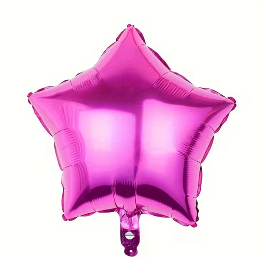 Dark Pink Star Foil Balloon 18 inches