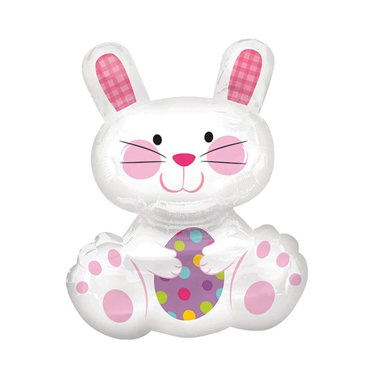 funny bunny shape foil balloon