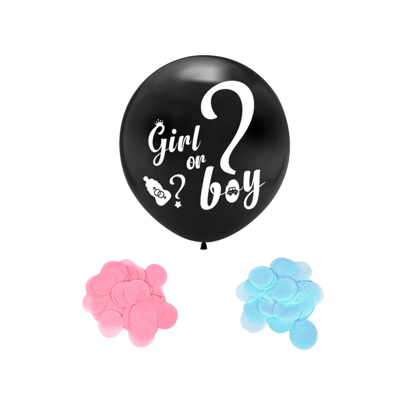 Giant Gender Reveal Balloon Girl or Boy 36 inch