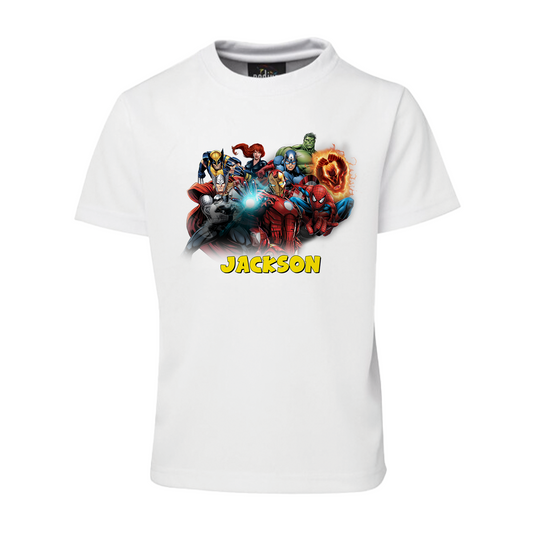 Sublimation T-Shirt with The Avengers design