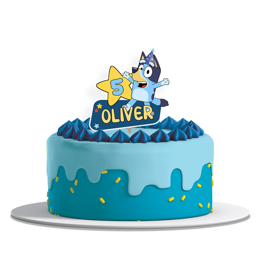 Bluey Personalized Cake Toppers for a unique party