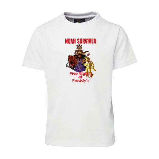 Personalized Sublimation T-Shirts with Five Nights At Freddy’s Theme