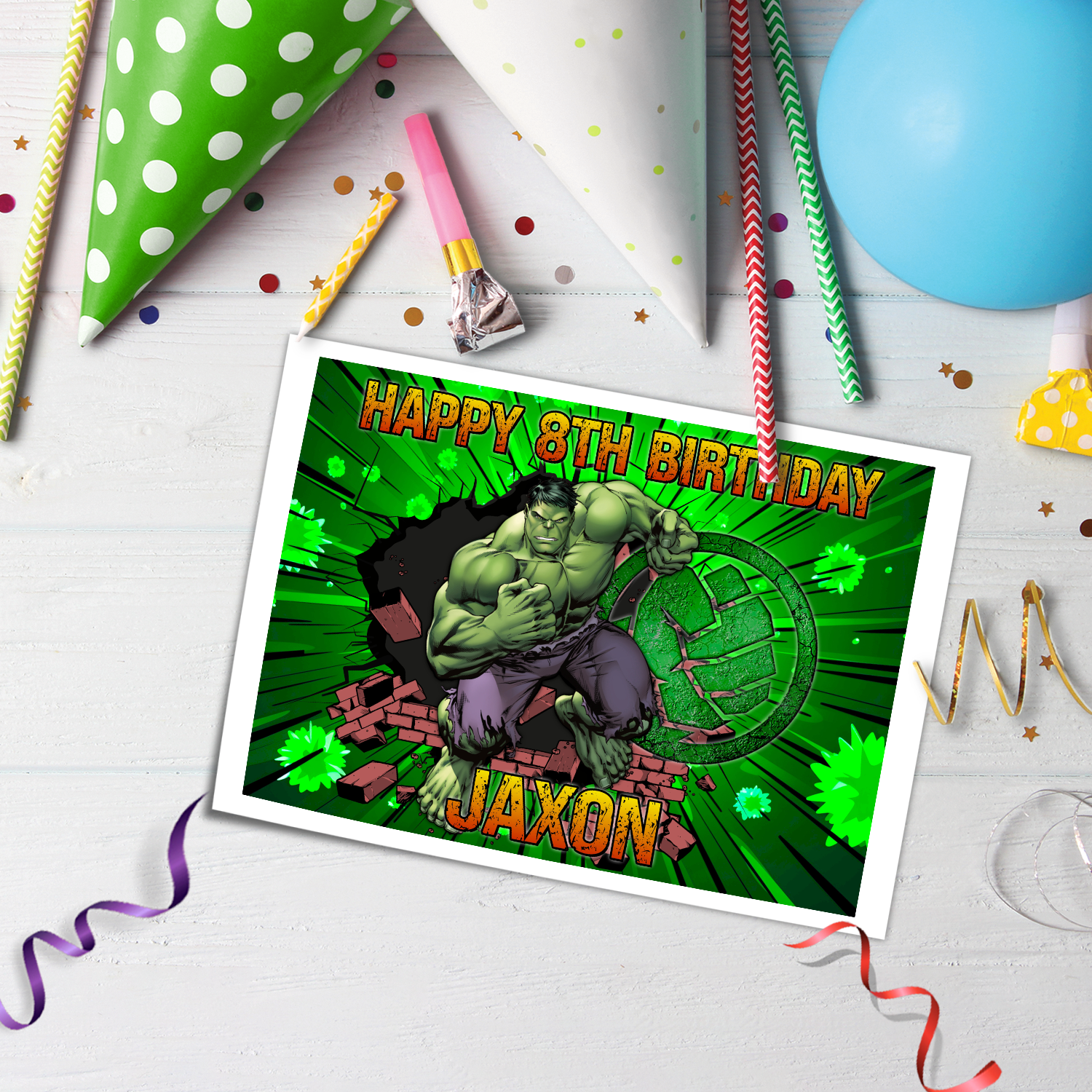 Hulk Birthday Decorations, Marvel The Avenger Party Supplies, Superhero, Hulk Hands, The Incredible Hulk SVG