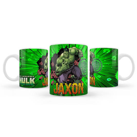 Sublimation Mug with Incredible Hulk design