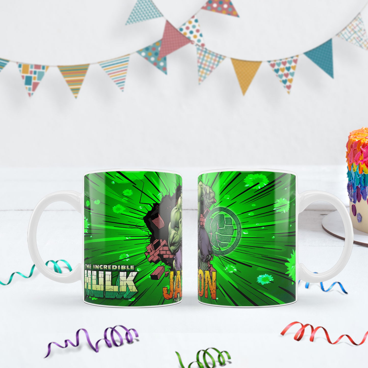 Hulk Birthday Decorations, Marvel The Avenger Party Supplies, Superhero, Hulk Hands, The Incredible Hulk SVG
