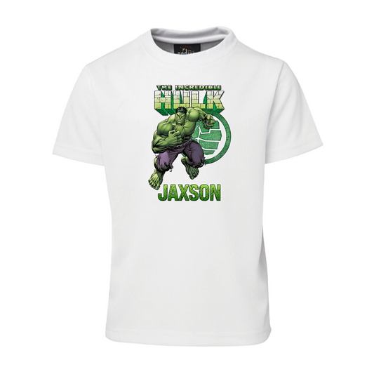 Sublimation T-Shirt with Incredible Hulk design