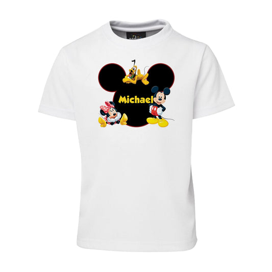 Sublimation T-Shirt with Mickey & Minnie Mouse theme