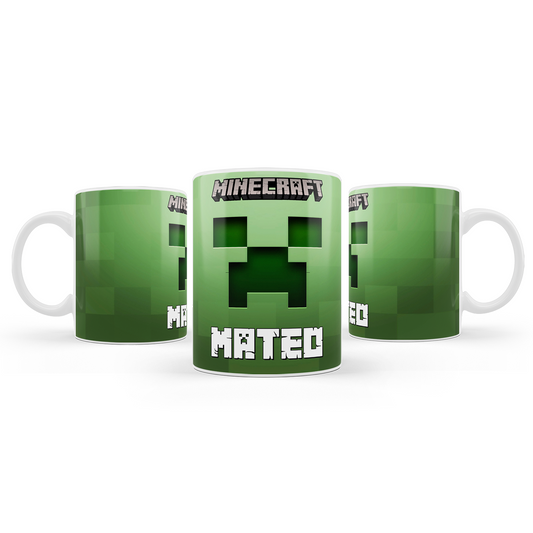 Minecraft Sublimation Mug enjoying your favorite beverage in style