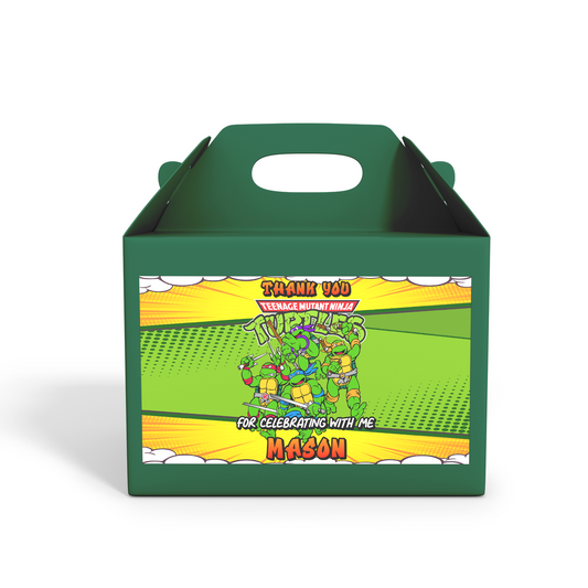 Teenage Mutant Ninja Turtles gable box label