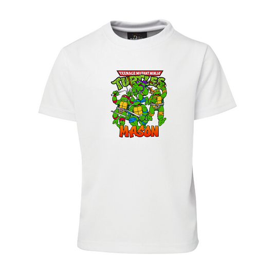 Sublimation T-shirt with Teenage Mutant Ninja Turtles design