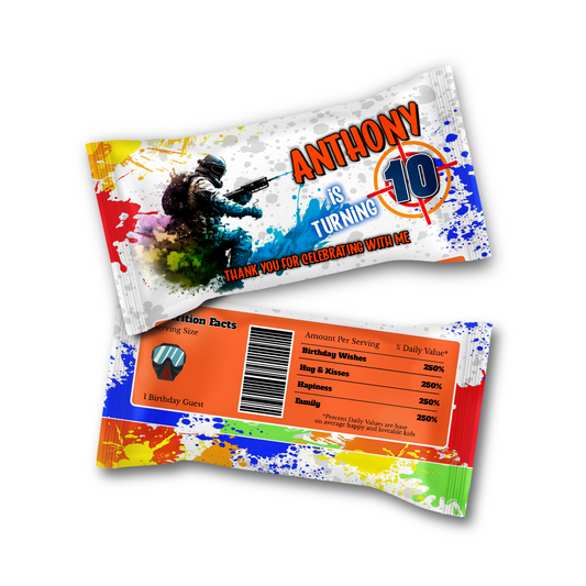 Skittles Label for Paint Ball Games