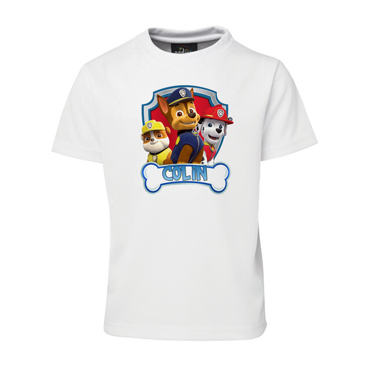 Sublimation T-Shirt with Paw Patrol design
