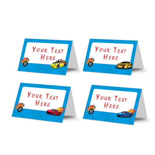 Food Tents/Food Cards for Race Car, Hotwheels, Nascar Games