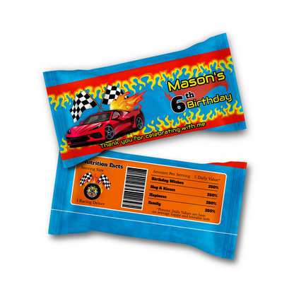 Skittles Label for Race Car, Hotwheels, Nascar Games