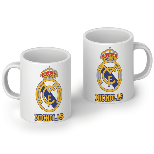 Sublimation mug with Real Madrid CF theme
