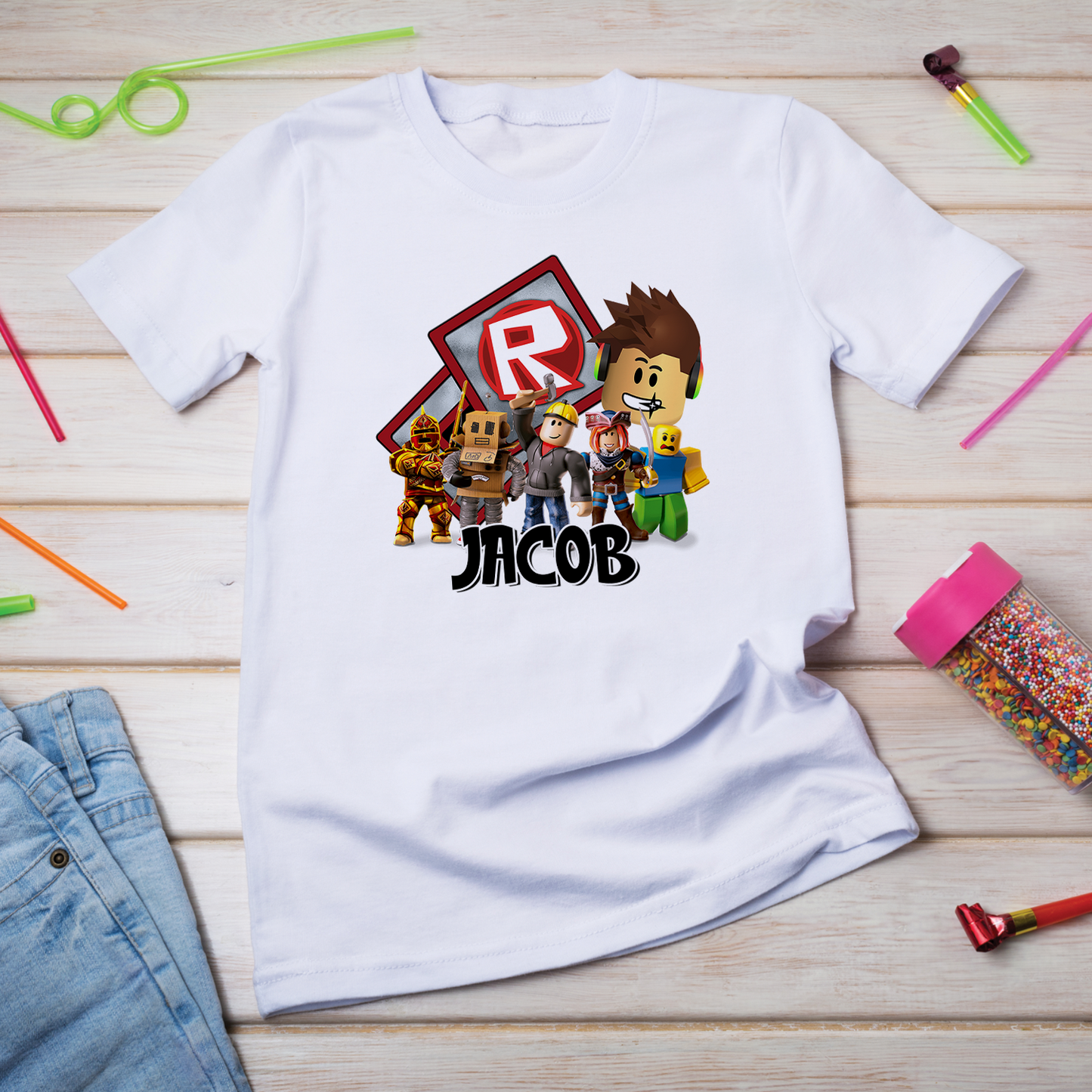 Roblox Birthday Decorations, Roblox for Boys Party Supplies, Roblox Girls, Roblox template, Roblox SVG