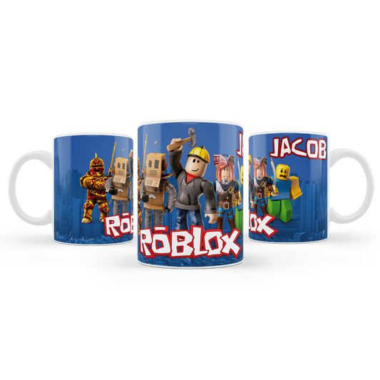 Roblox themed sublimation mug