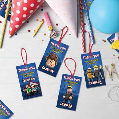 Roblox Birthday Decorations, Roblox Video Games Party Supplies, Roblox, Roblox Template, Roblox 3D SVG