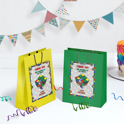Rubiks Birthday Decorations, Rubik Cube Party Supplies, Cube Games, Rubik, Rubik's SVG