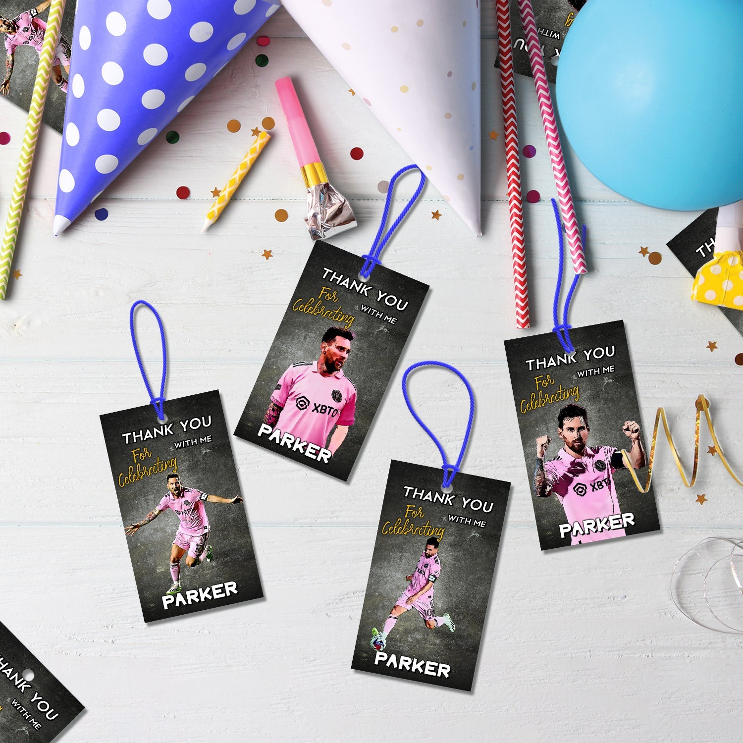 Messi Birthday Decorations, FIFA World Cup Party Supplies, Soccer Star, Messi Inter Miami, Lionel Messi SVG
