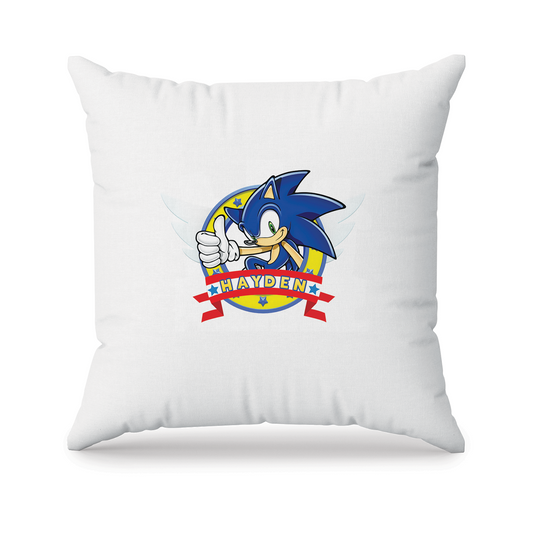 Sonic The Hedgehog themed sublimation pillowcase