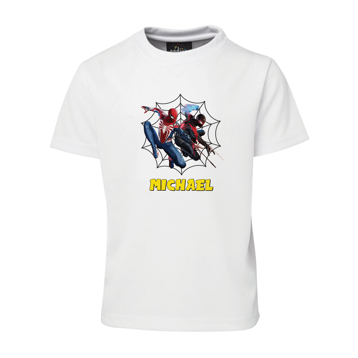 T-shirt with Spiderman sublimation print